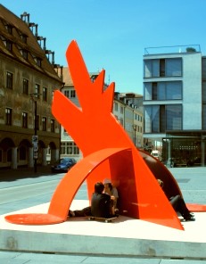 Keith Haring, "Red Dog for Landois", 1987 