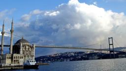 Istanbul, Bosporus, Fatih Brücke, Moschee